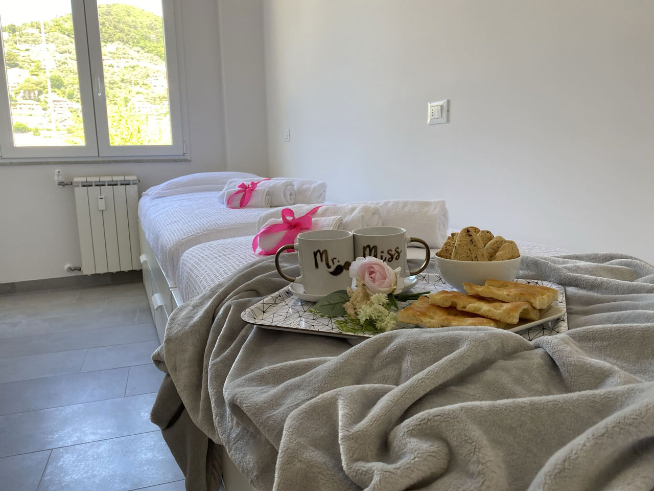 Liguria Home holidays casa vacanze Recco camera singola letti colazione genovese